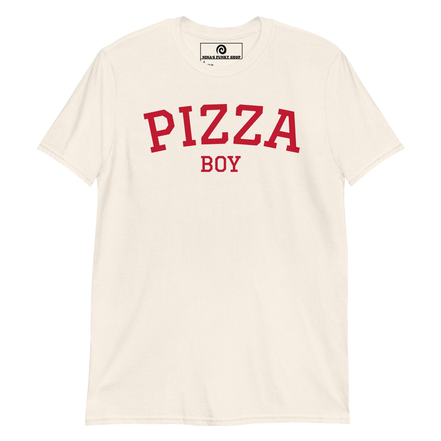 Pizza Boy T-Shirt - Varsity Red - ninanush