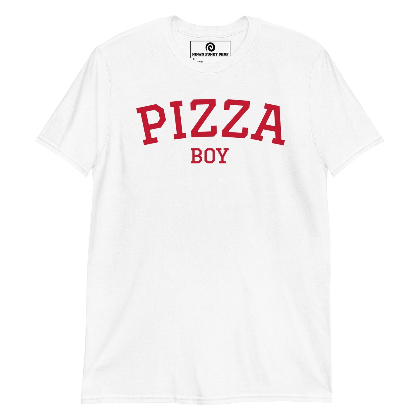 Pizza Boy T-Shirt - Varsity Red - ninanush