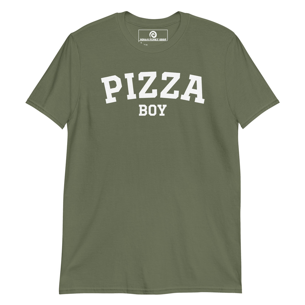 Pizza Boy T-Shirt - Varsity White - ninanush