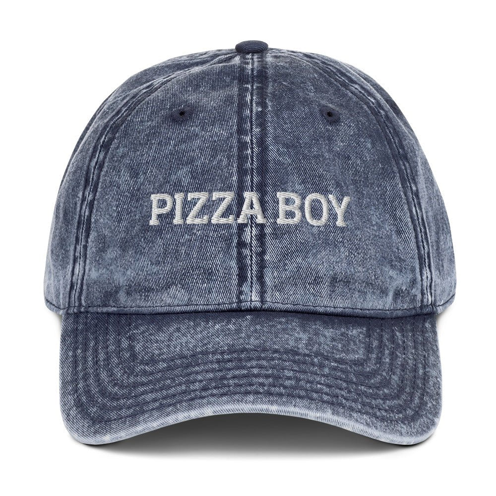 Pizza Boy Vintage Dad Hat - ninanush