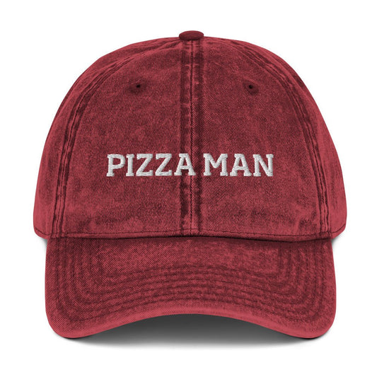 Pizza Man Vintage Dad Hat - ninanush