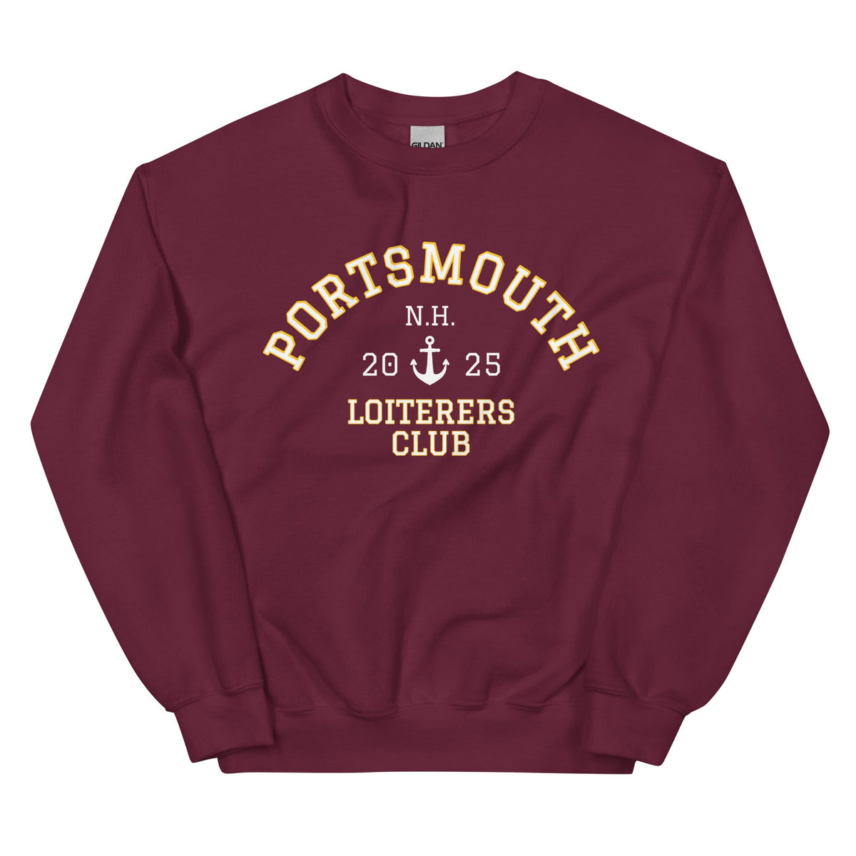 Portsmouth NH Loiterers Club Sweatshirt - ninanush