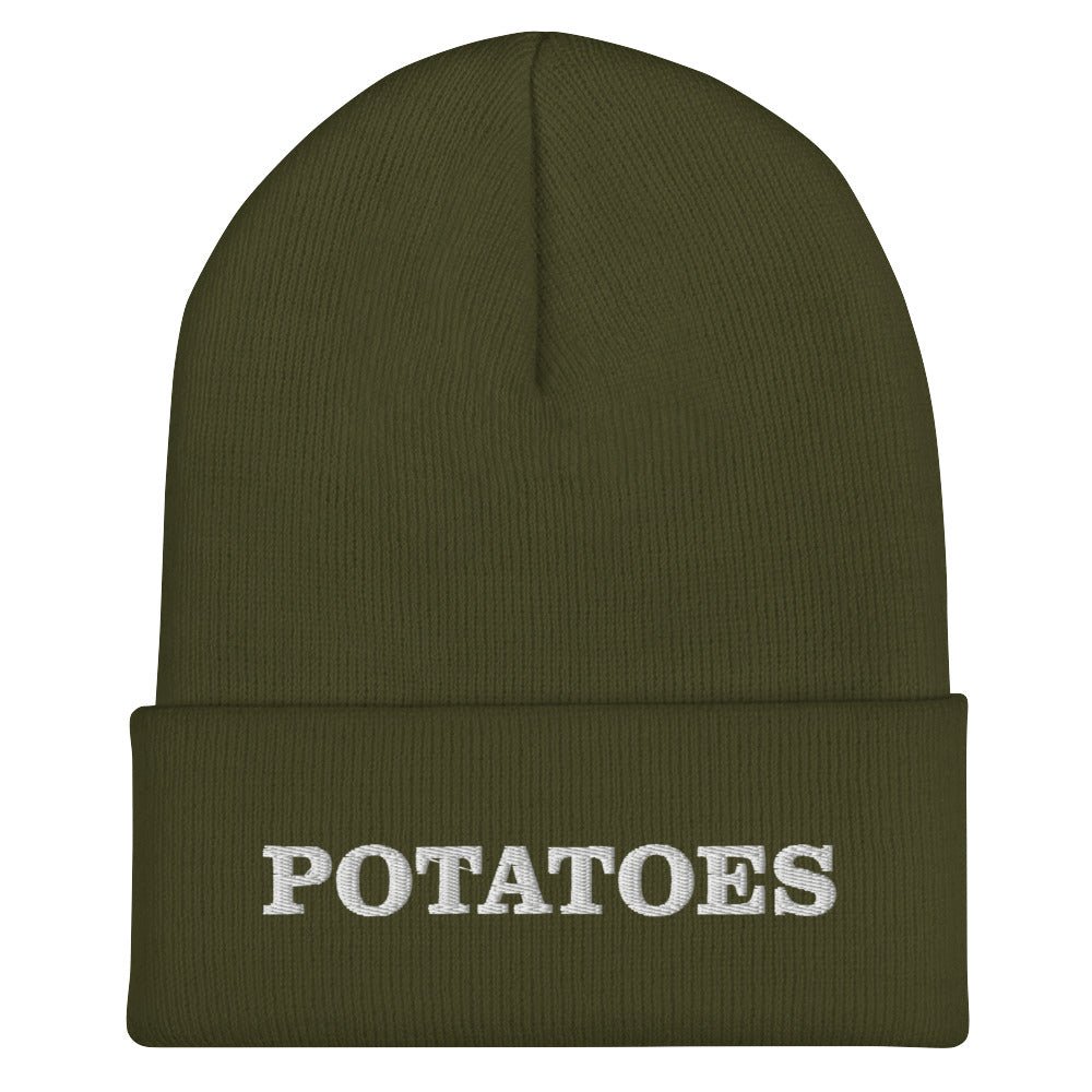 Potatoes Cuffed Beanie - ninanush