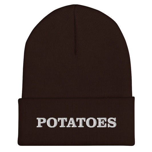 Potatoes Cuffed Beanie - ninanush