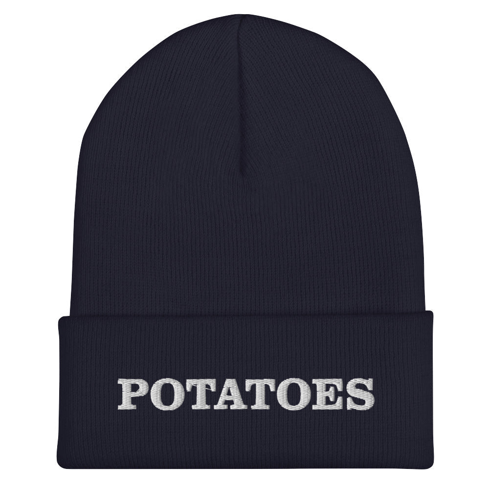 Potatoes Cuffed Beanie - ninanush