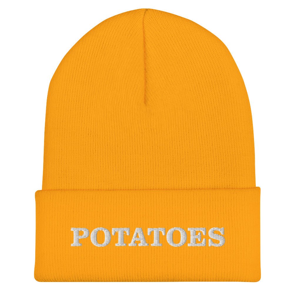Potatoes Cuffed Beanie - ninanush