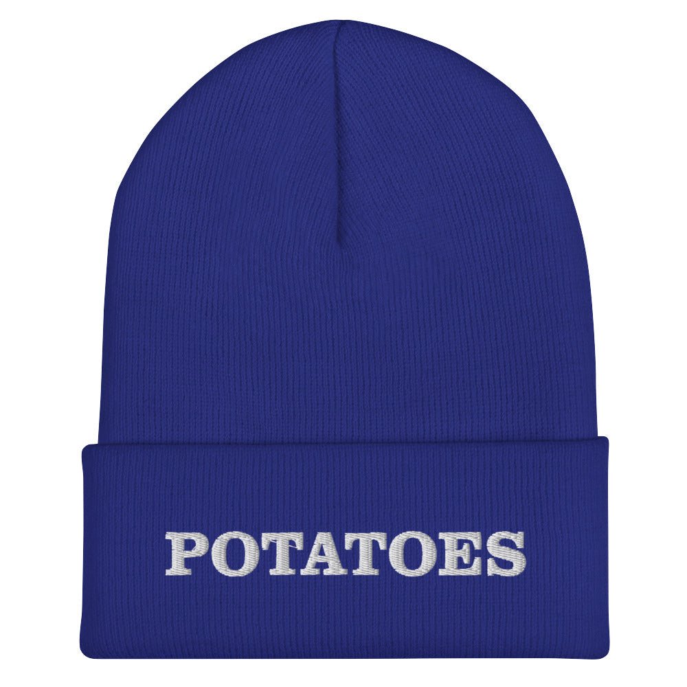 Potatoes Cuffed Beanie - ninanush