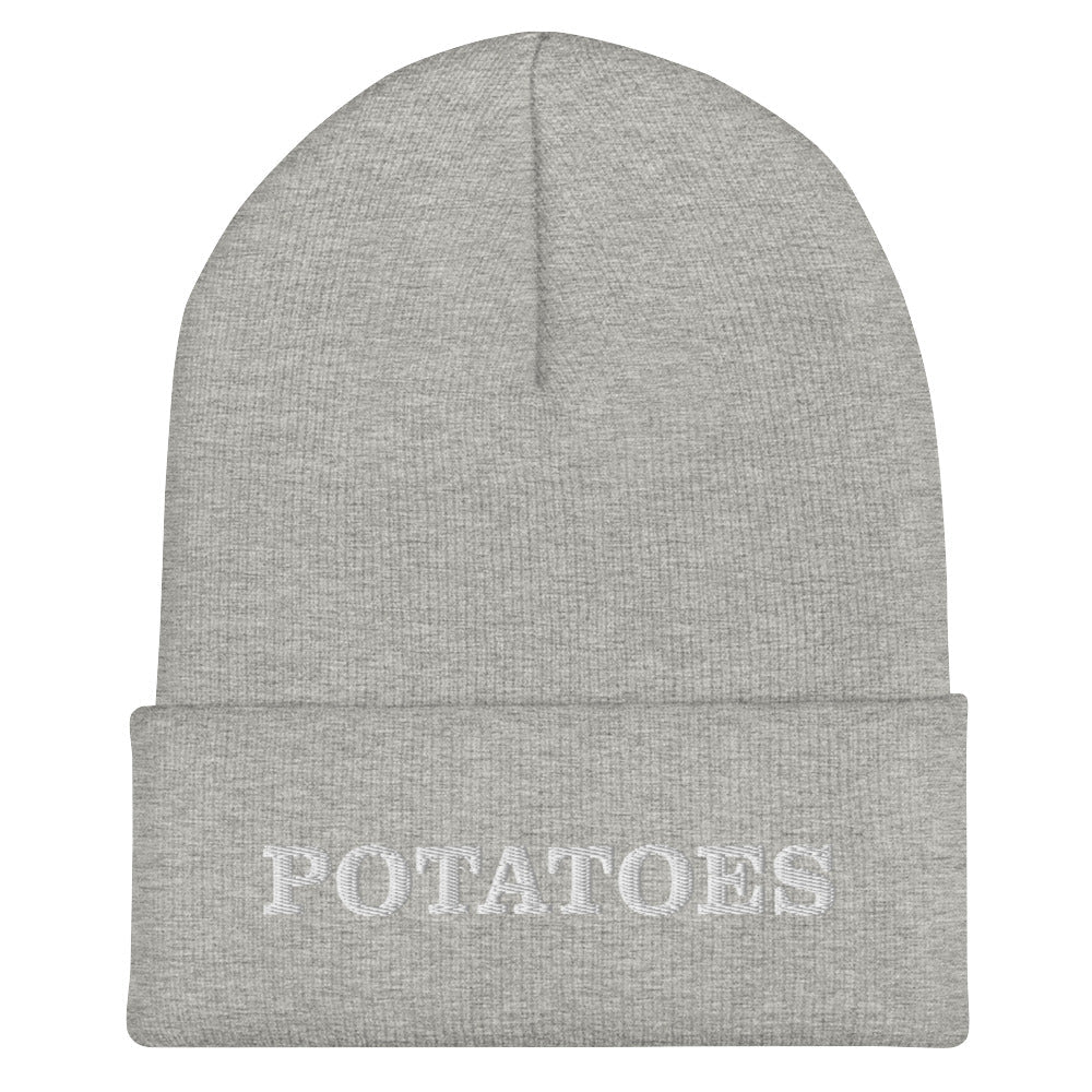 Potatoes Cuffed Beanie - ninanush