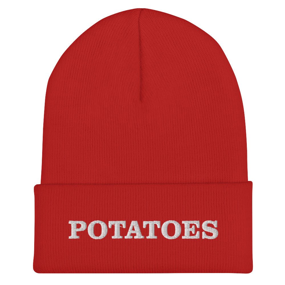 Potatoes Cuffed Beanie - ninanush