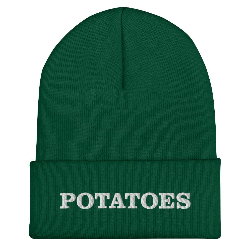 Potatoes Cuffed Beanie - ninanush
