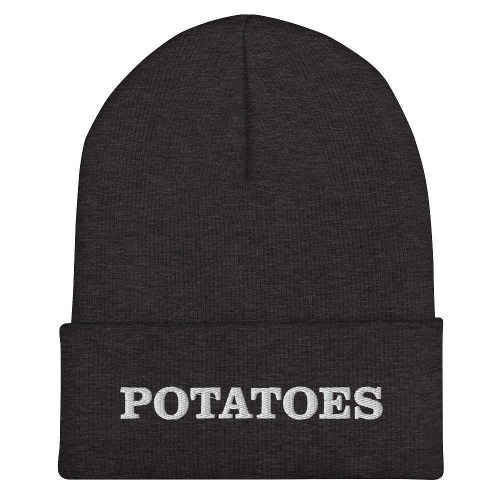 Potatoes Cuffed Beanie - ninanush