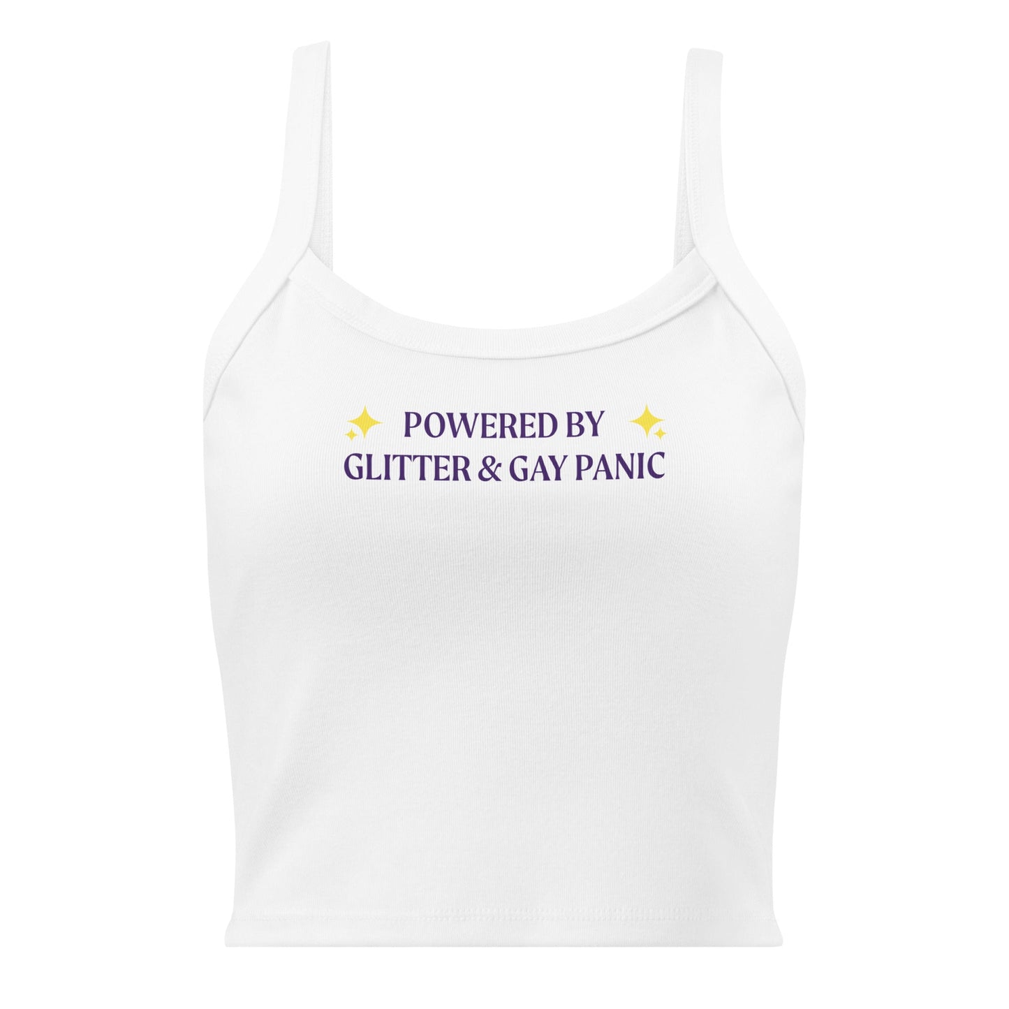 Powered By Glitter & Gay Panic Tank Top - ninanush