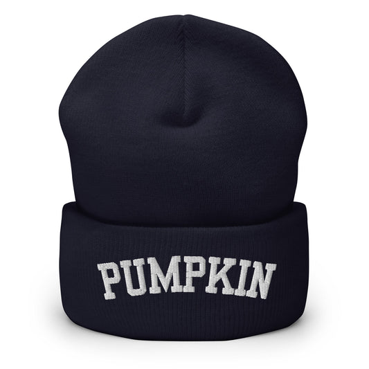 Pumpkin Cuffed Beanie - ninanush
