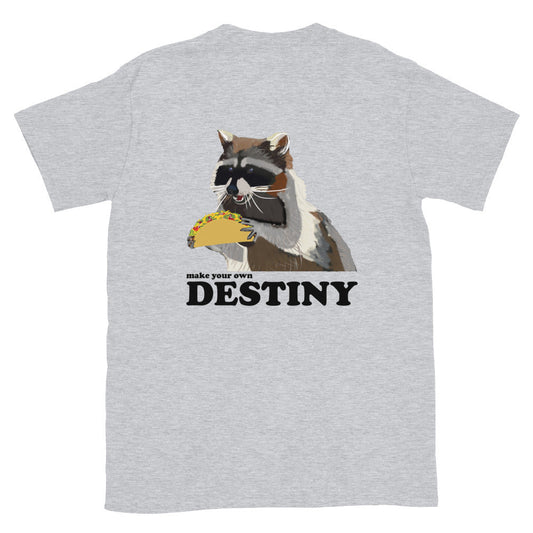 Raccoon and Taco Inspirational Quote T-Shirt - ninanush