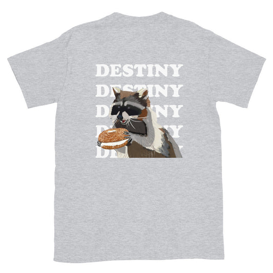 Raccoon Bagel Destiny T-Shirt - ninanush