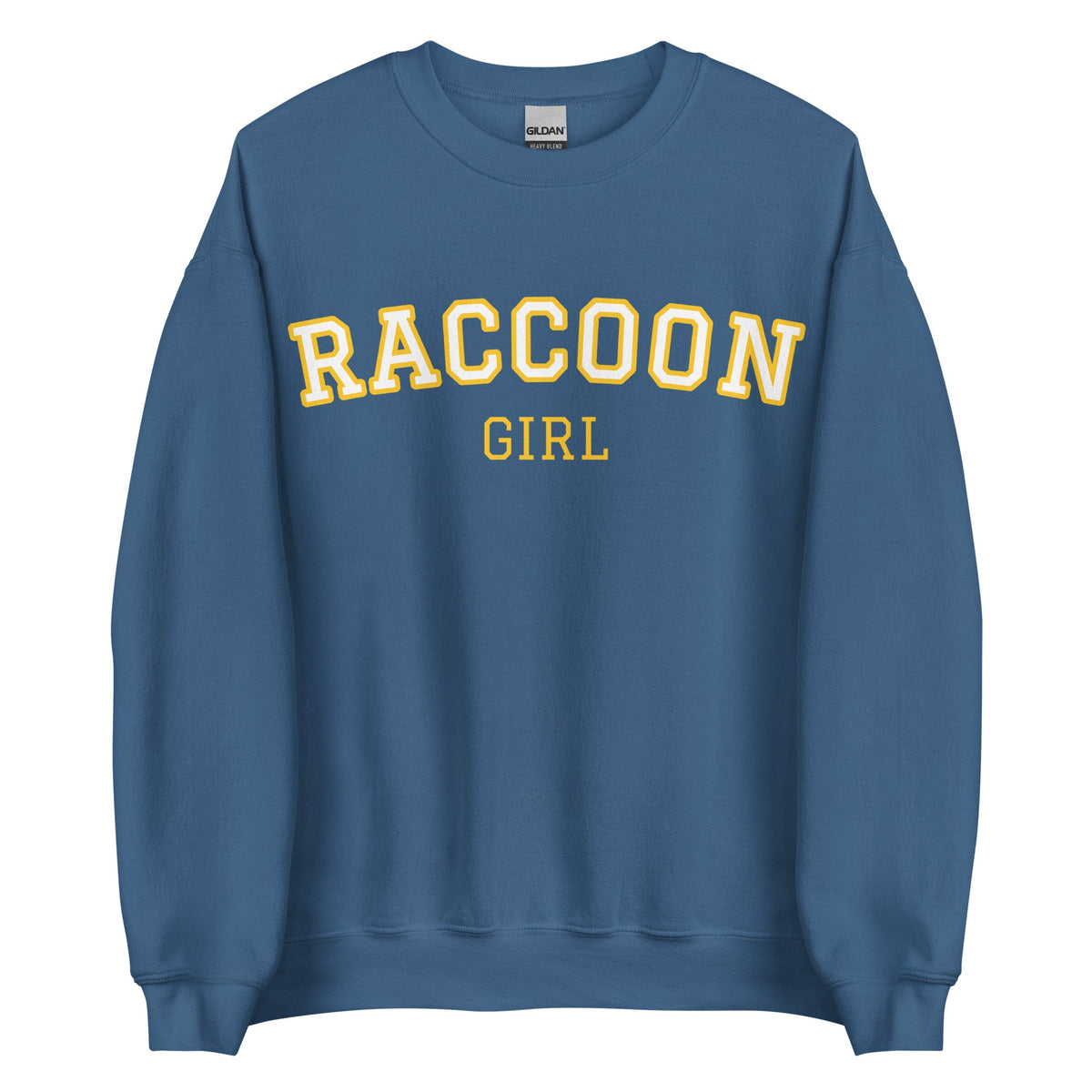 Raccoon Girl Sweatshirt - Varsity Style - ninanush