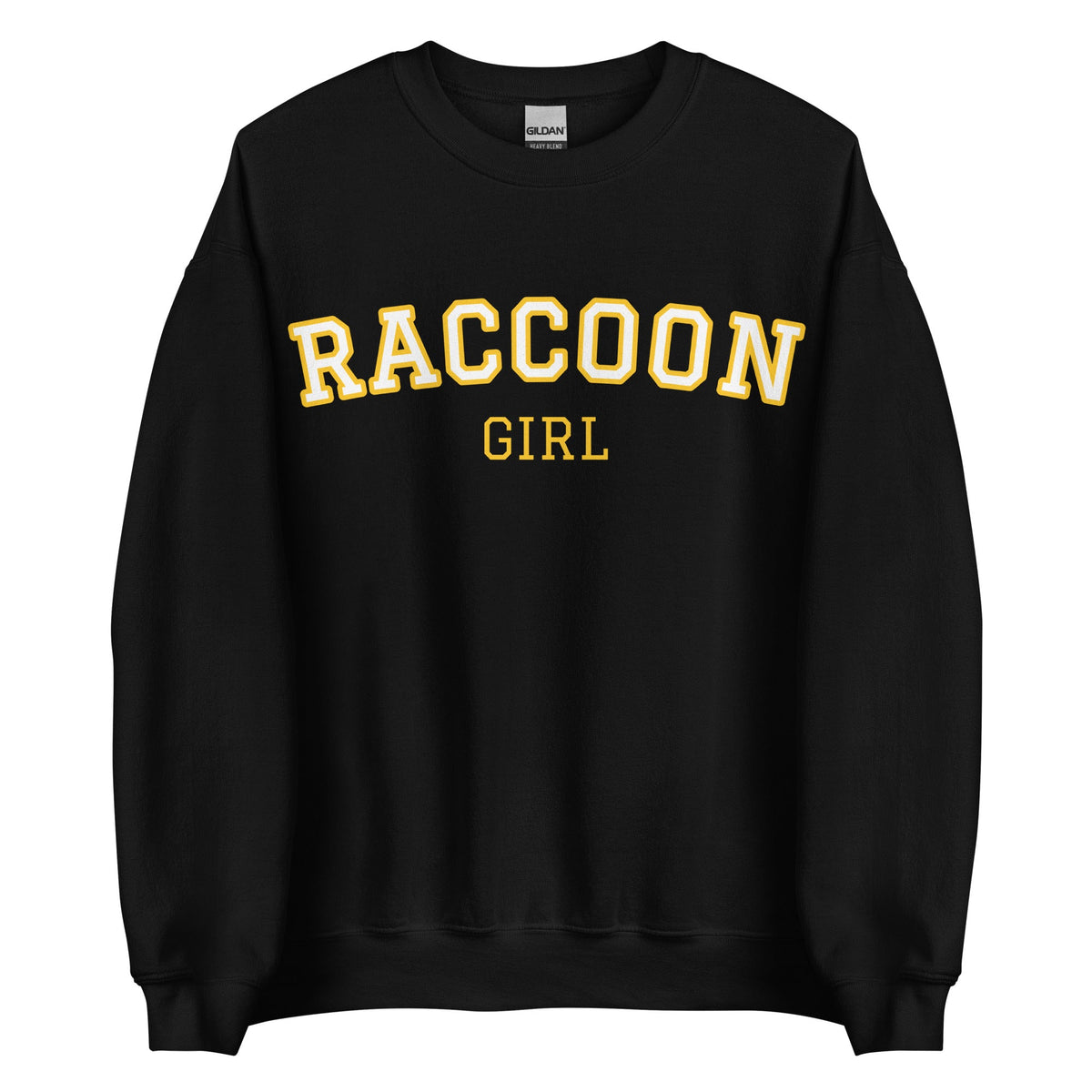Raccoon Girl Sweatshirt - Varsity Style - ninanush