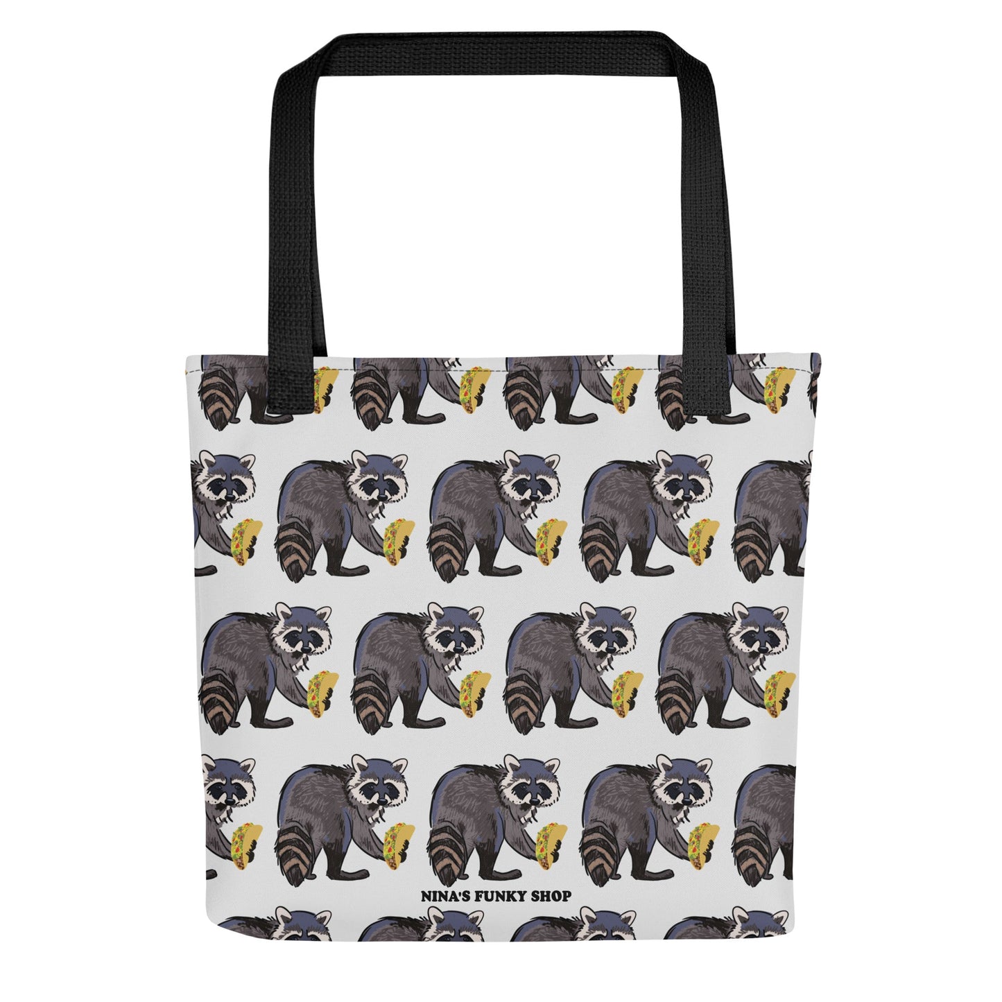 Raccoon Taco Design Tote Bag - ninanush