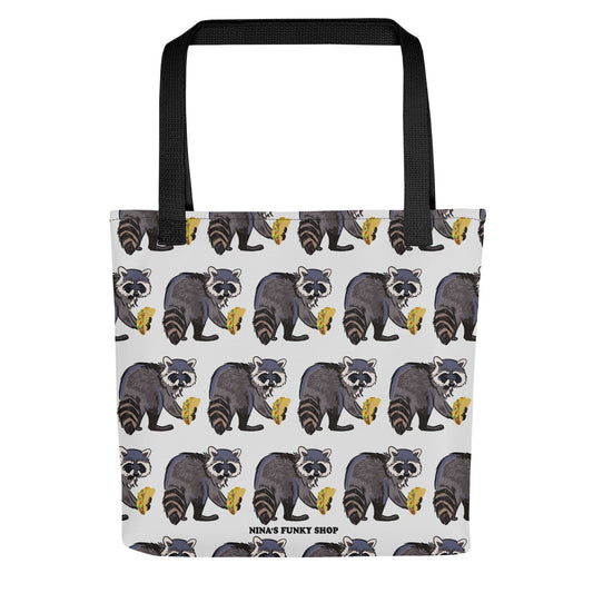Raccoon Taco Design Tote Bag - ninanush
