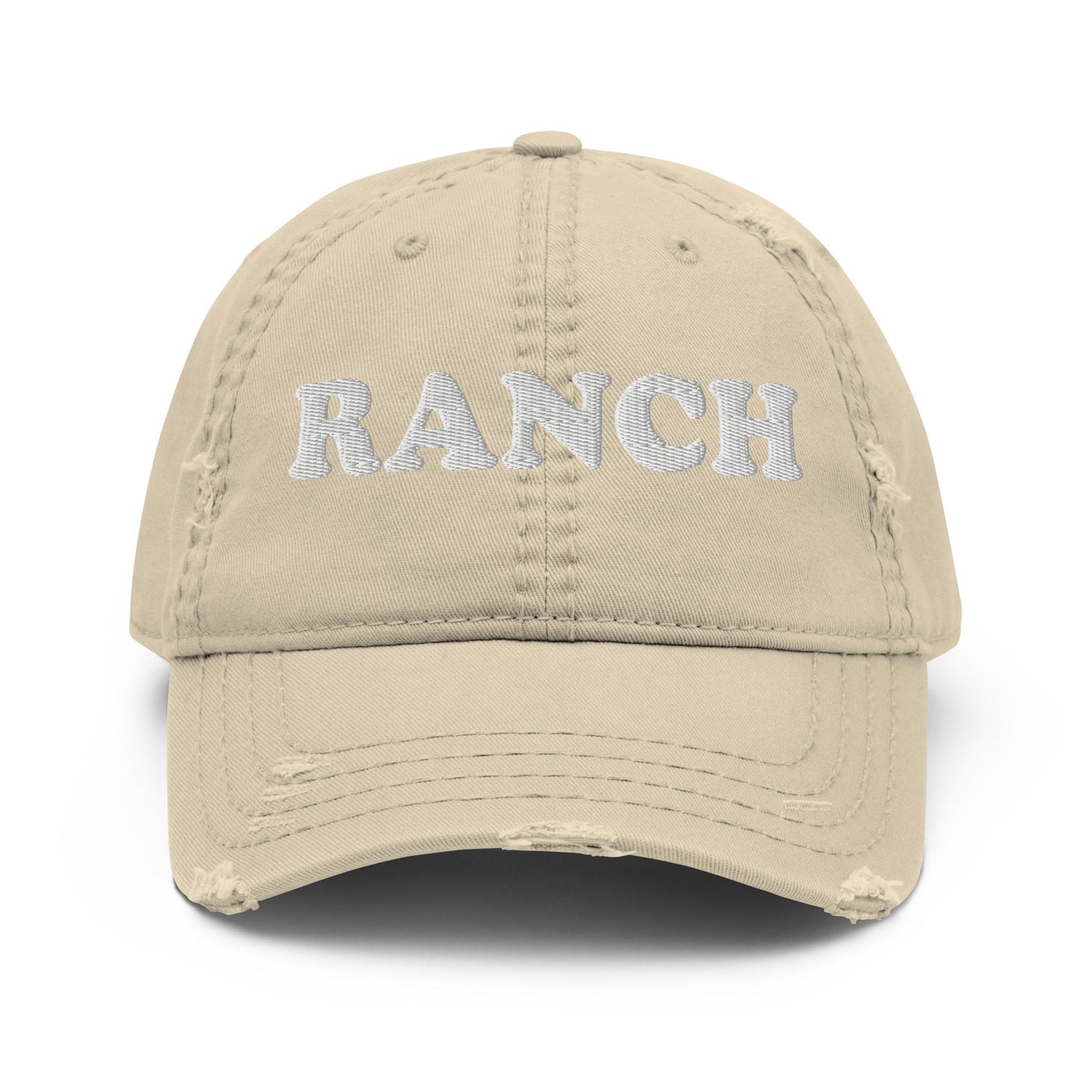 Ranch Distressed Dad Hat - ninanush