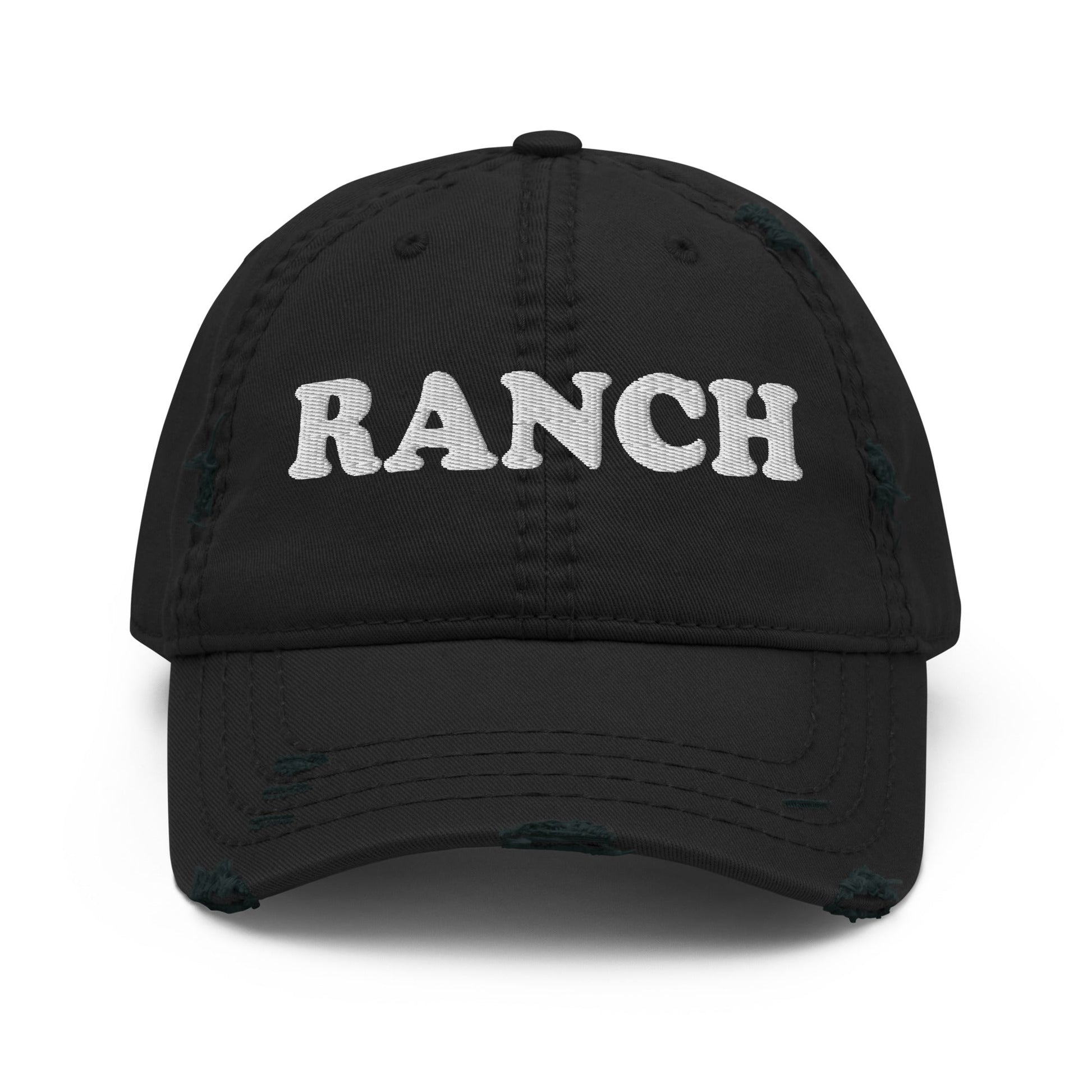 Ranch Distressed Dad Hat - ninanush