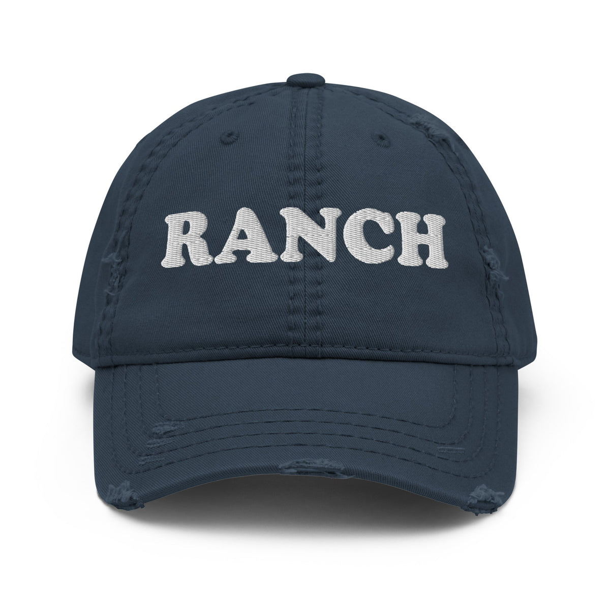 Ranch Distressed Dad Hat - ninanush