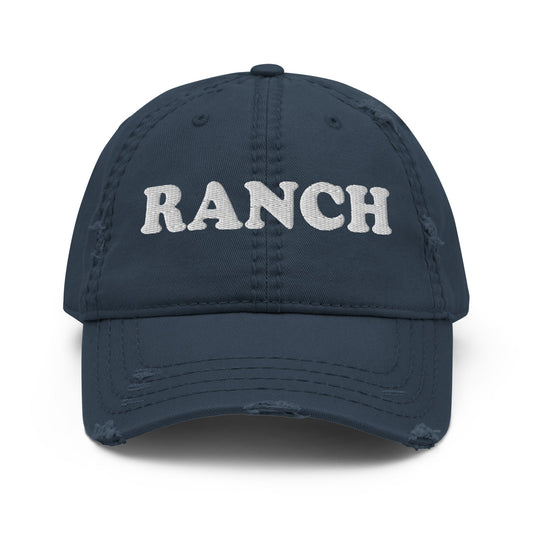 Ranch Distressed Dad Hat - ninanush