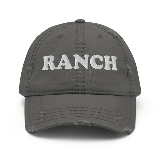 Ranch Distressed Dad Hat - ninanush