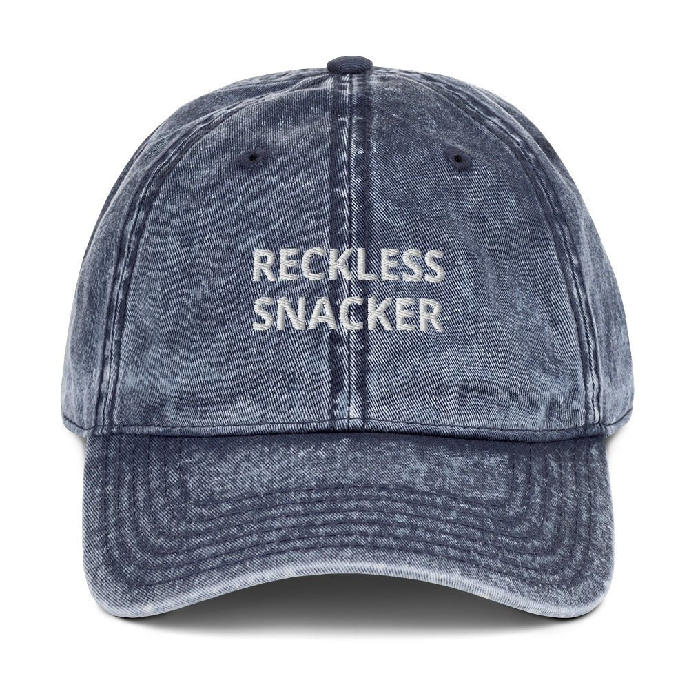 Reckless Snacker Vintage Dad Hat - ninanush