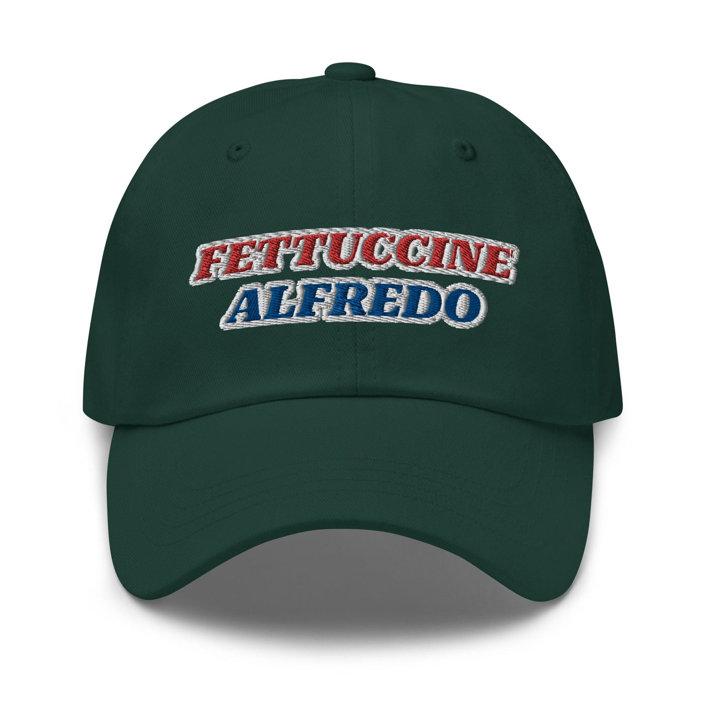 Red, White & Blue Fettuccine Alfredo Dad Hat - ninanush