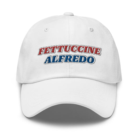 Red, White & Blue Fettuccine Alfredo Dad Hat - ninanush