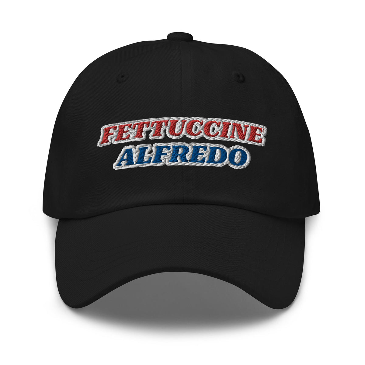 Red, White & Blue Fettuccine Alfredo Dad Hat - ninanush