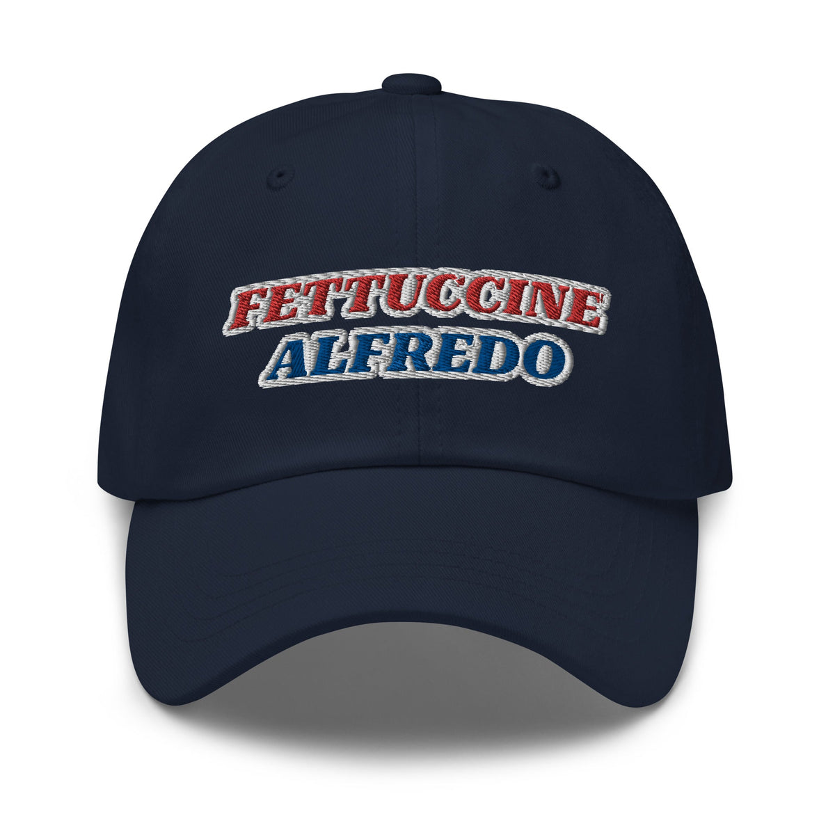 Red, White & Blue Fettuccine Alfredo Dad Hat - ninanush
