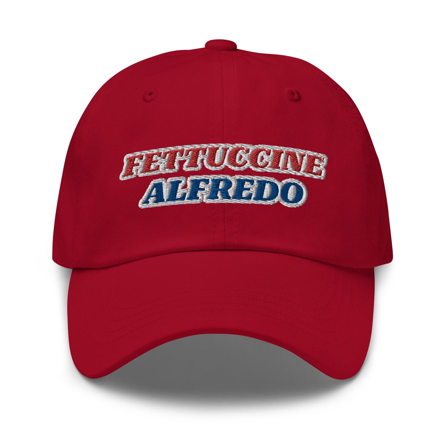 Red, White & Blue Fettuccine Alfredo Dad Hat - ninanush