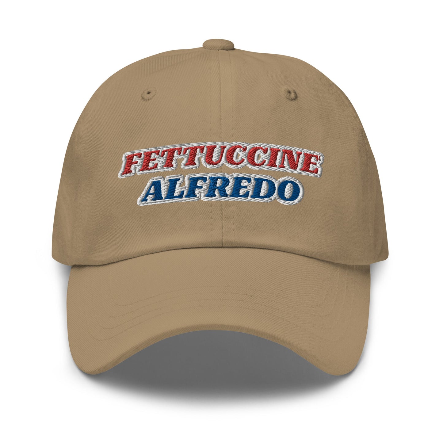 Red, White & Blue Fettuccine Alfredo Dad Hat - ninanush