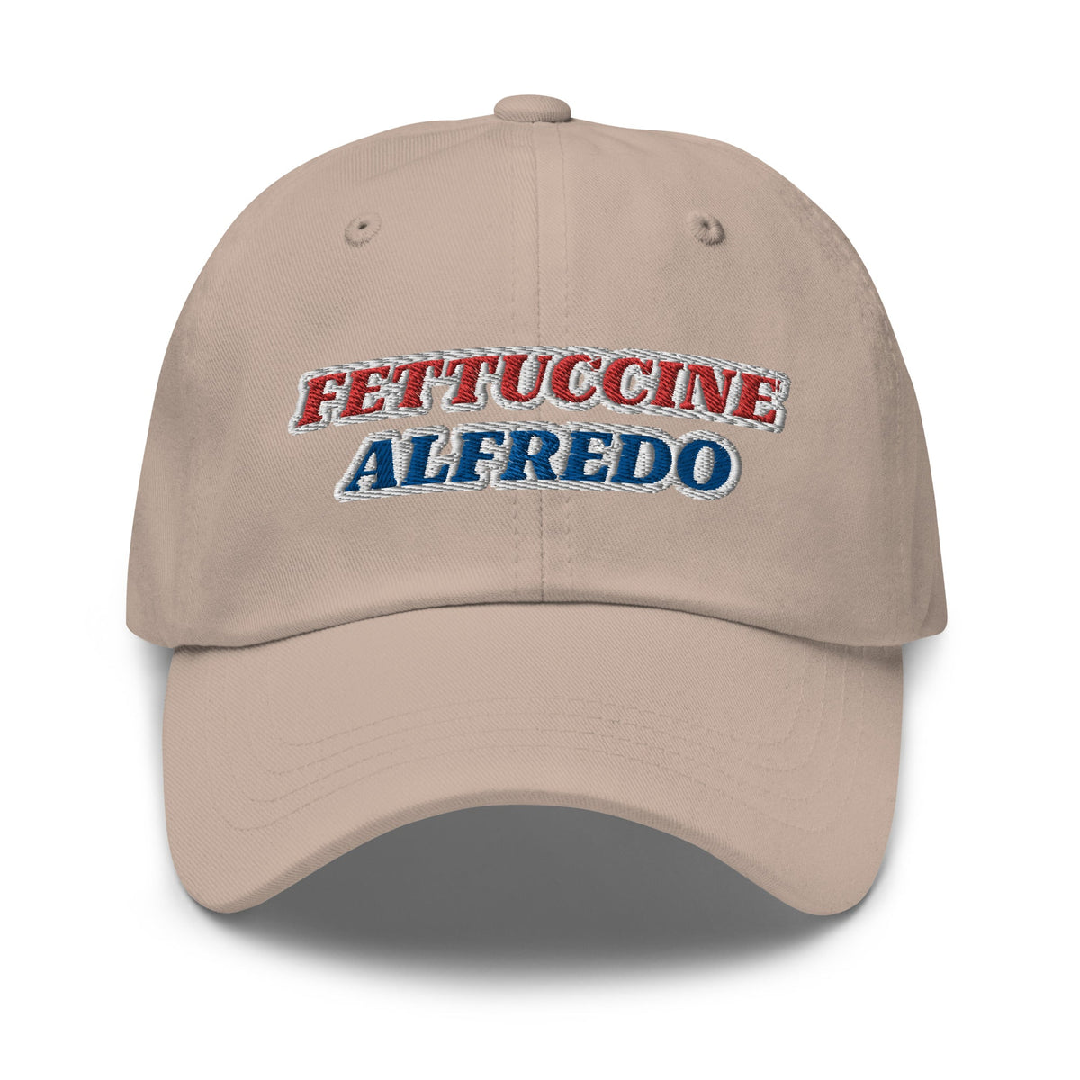 Red, White & Blue Fettuccine Alfredo Dad Hat - ninanush