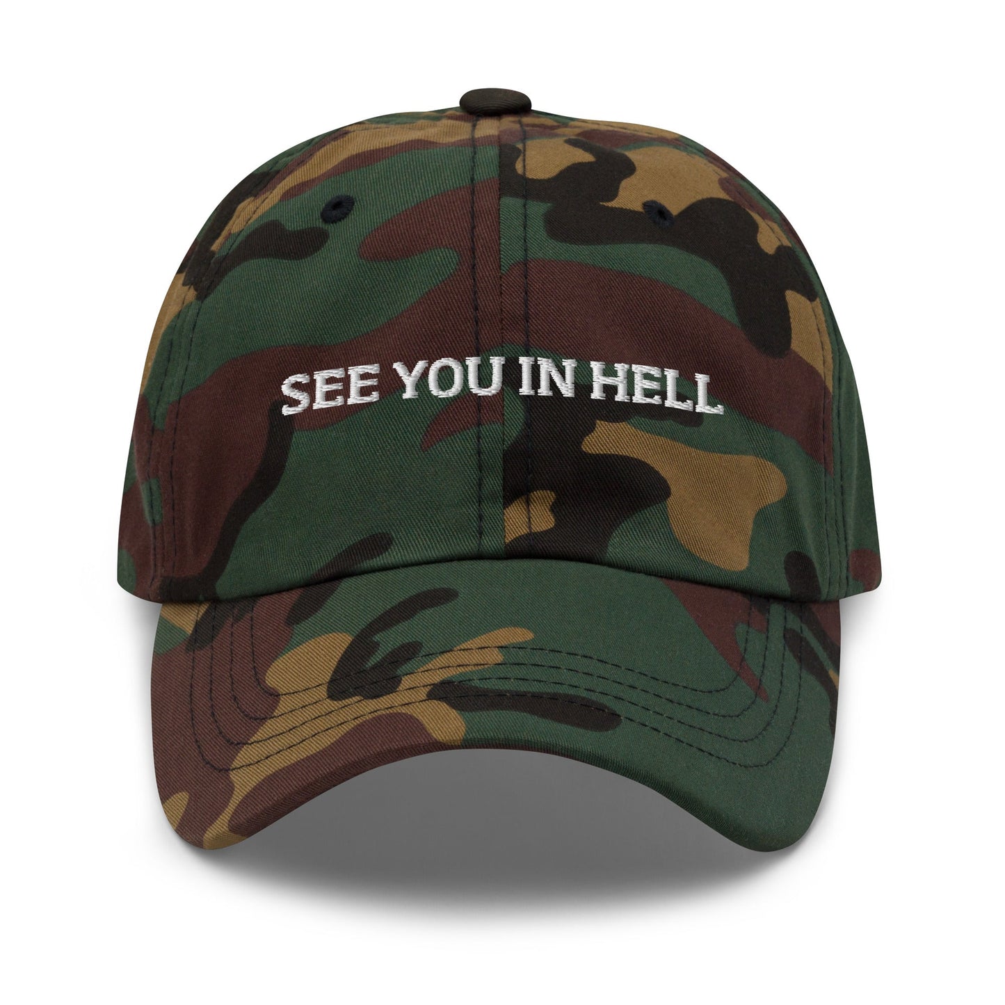 See You In Hell Dad Hat - ninanush