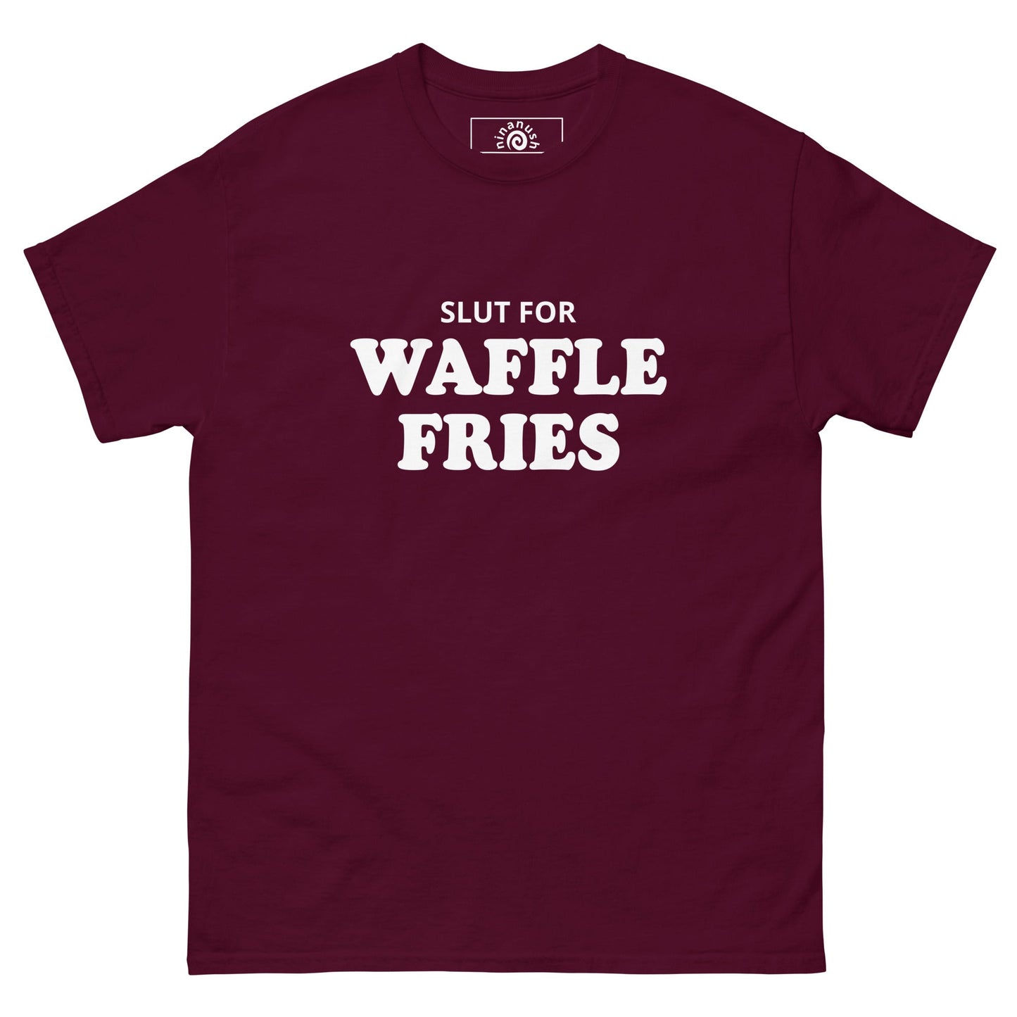 Slut For Waffle Fries Men's Tee - ninanush