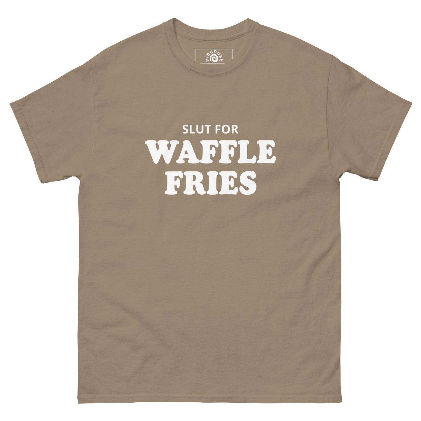 Slut For Waffle Fries Men's Tee - ninanush