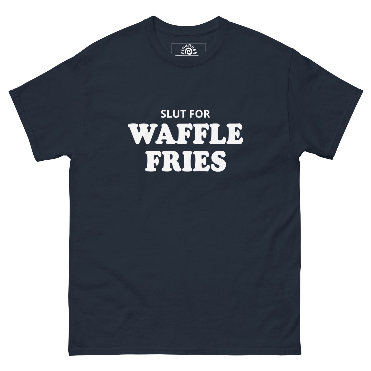 Slut For Waffle Fries Men's Tee - ninanush