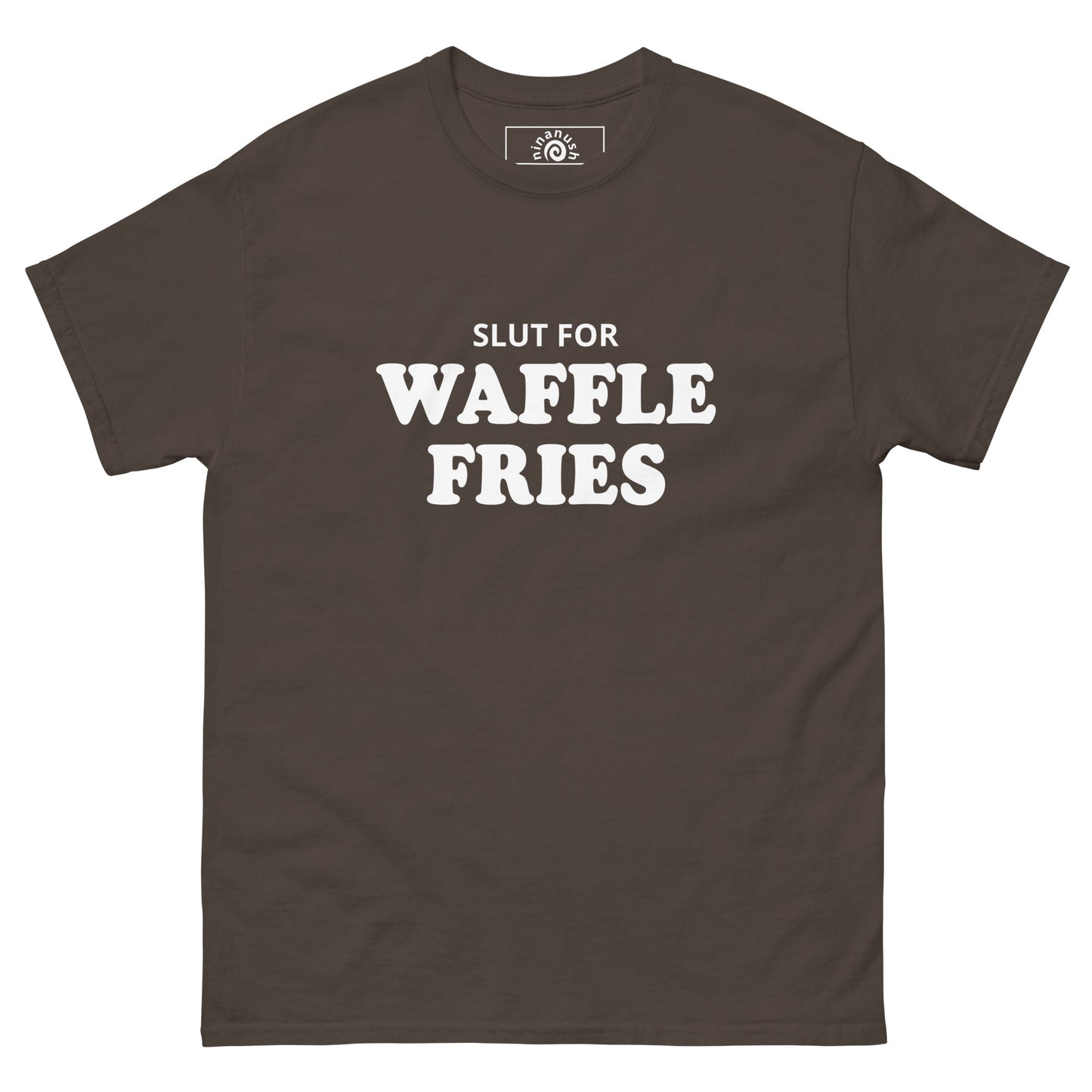 Slut For Waffle Fries Men's Tee - ninanush
