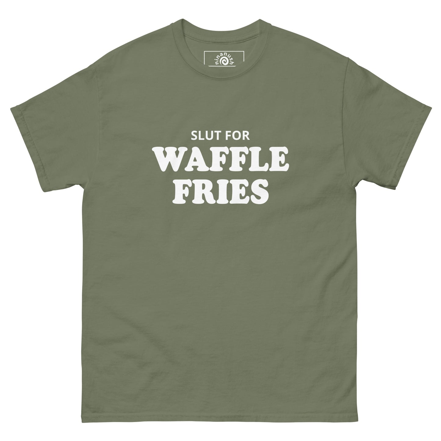 Slut For Waffle Fries Men's Tee - ninanush