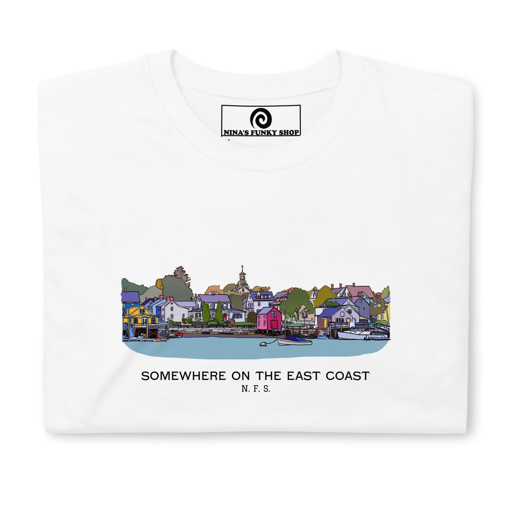 Somewhere On The East Coast T-Shirt - ninanush