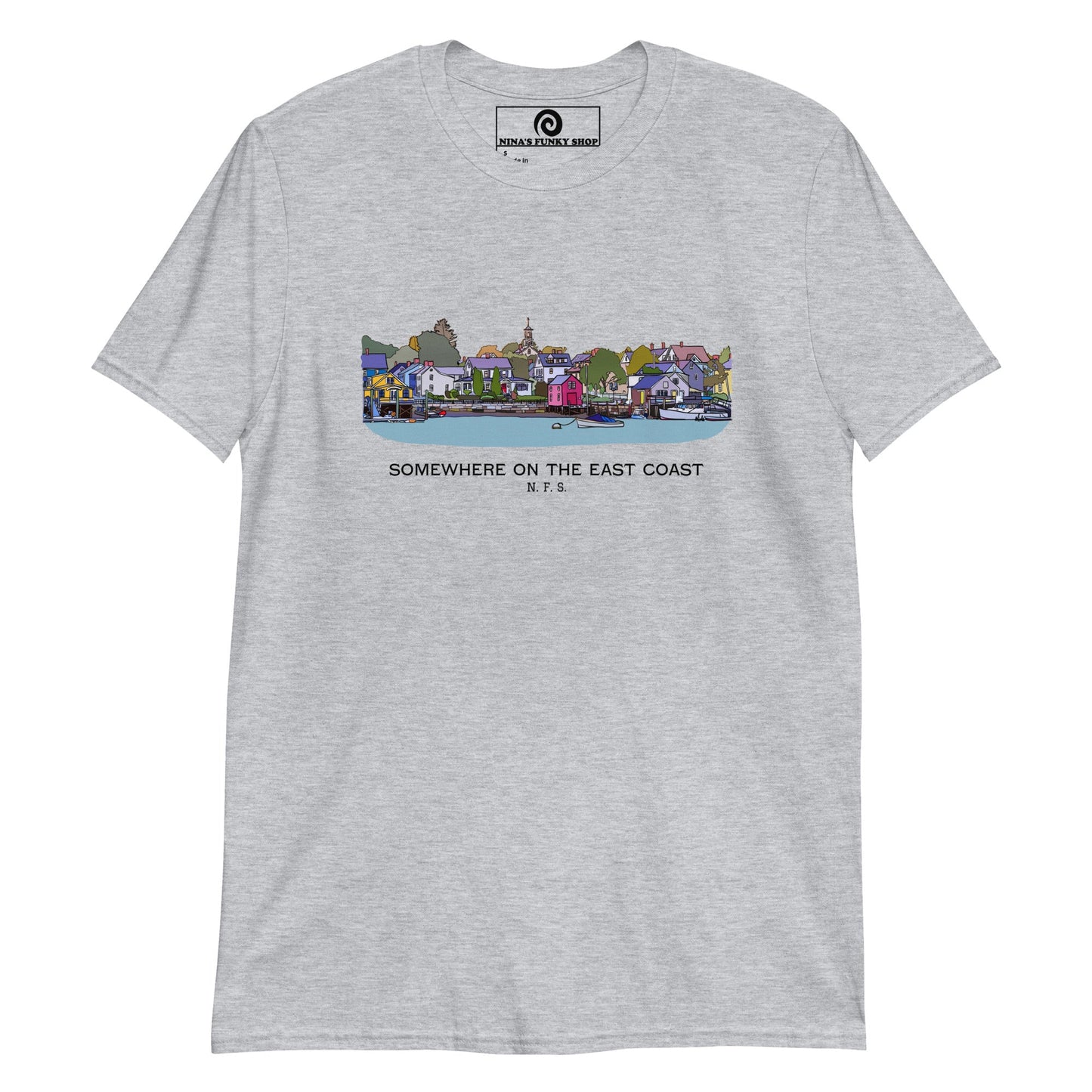 Somewhere On The East Coast T-Shirt - ninanush