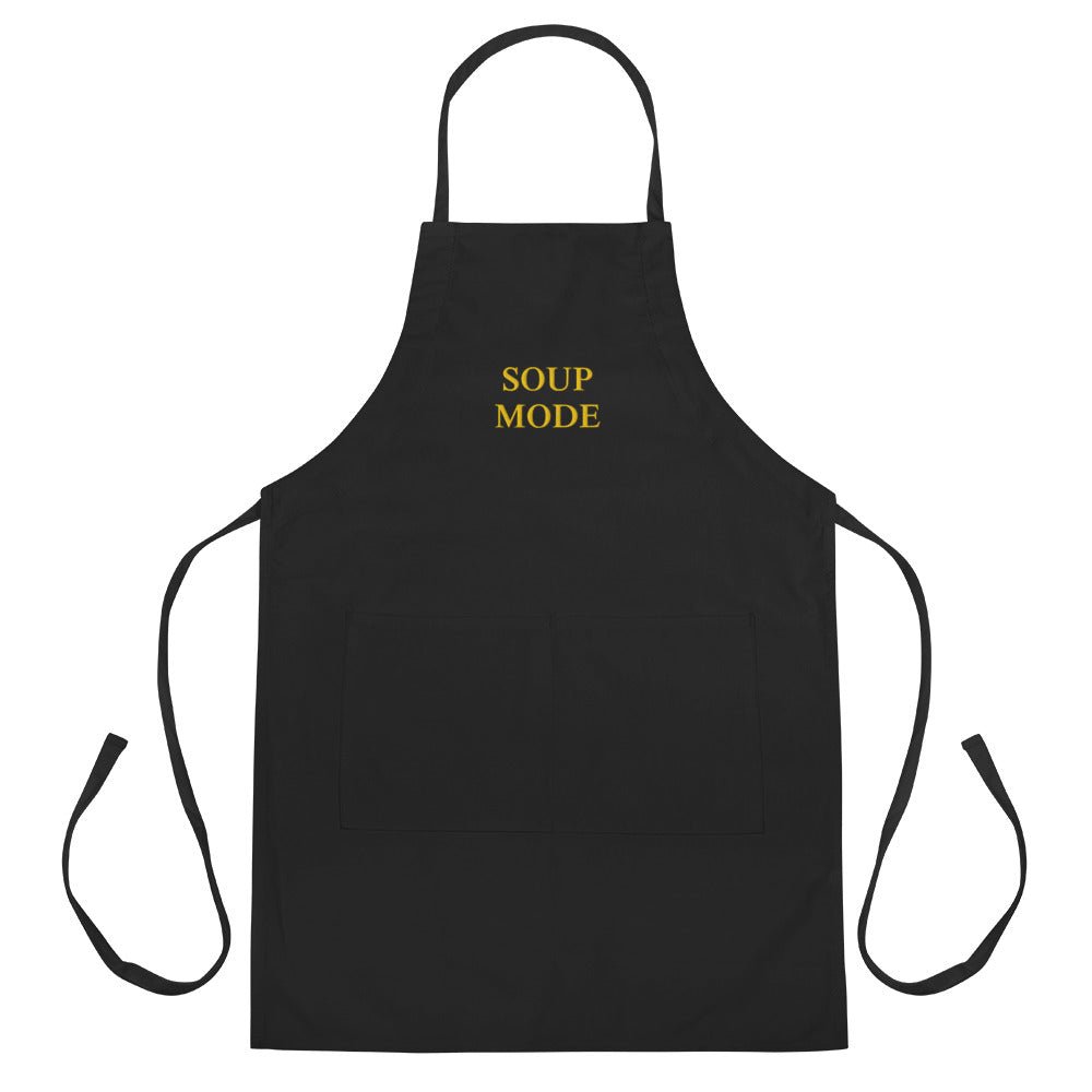 Soup Mode Embroidered Apron - ninanush