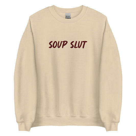 Soup Slut Embroidered Sweatshirt - ninanush