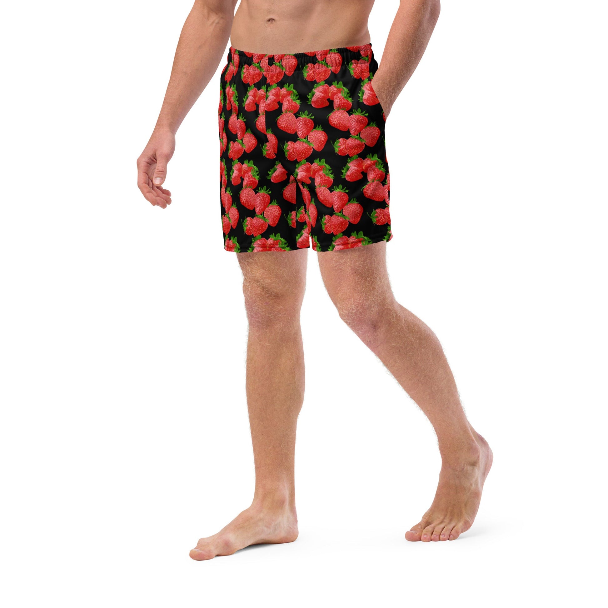 Strawberries Recycled Swim Shorts - ninanush