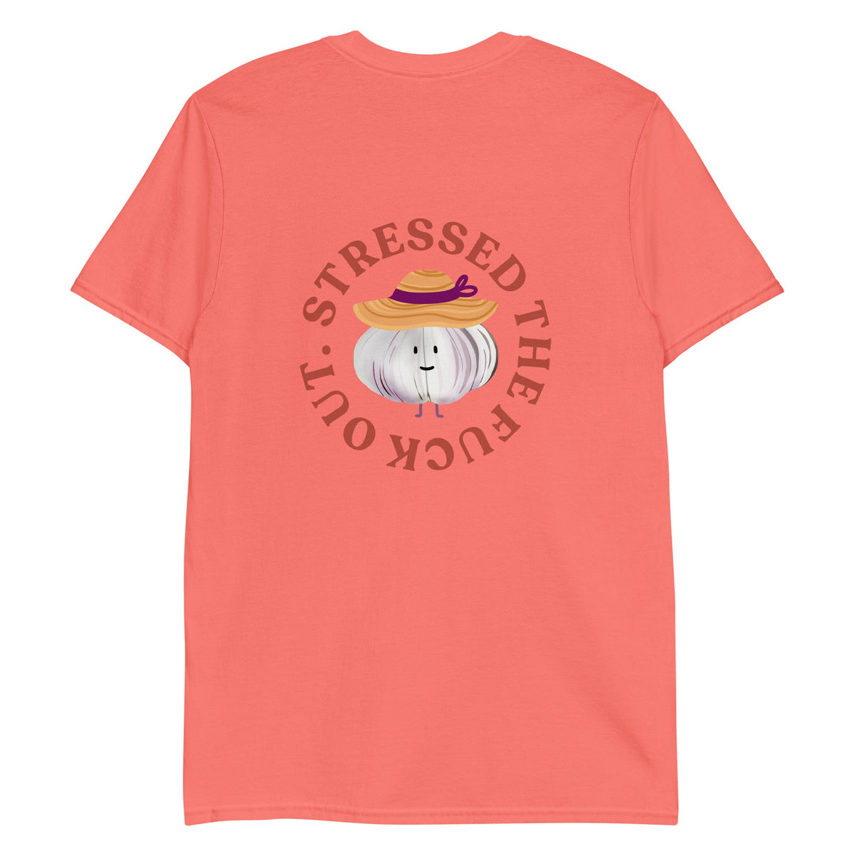 Stressed The Fuck Out Garlic T-Shirt - ninanush