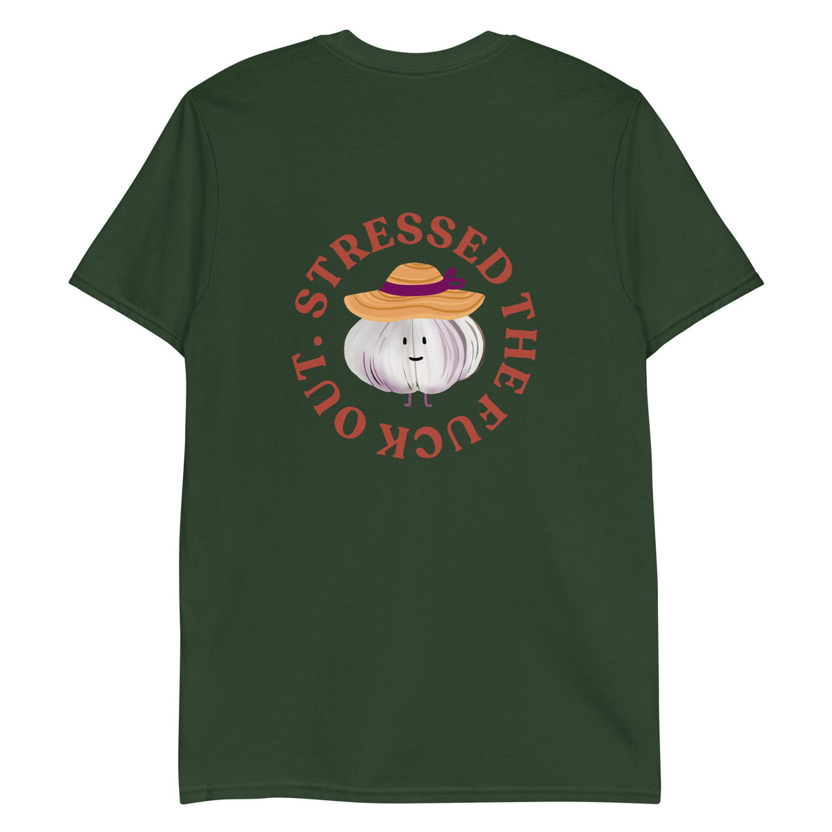 Stressed The Fuck Out Garlic T-Shirt - ninanush