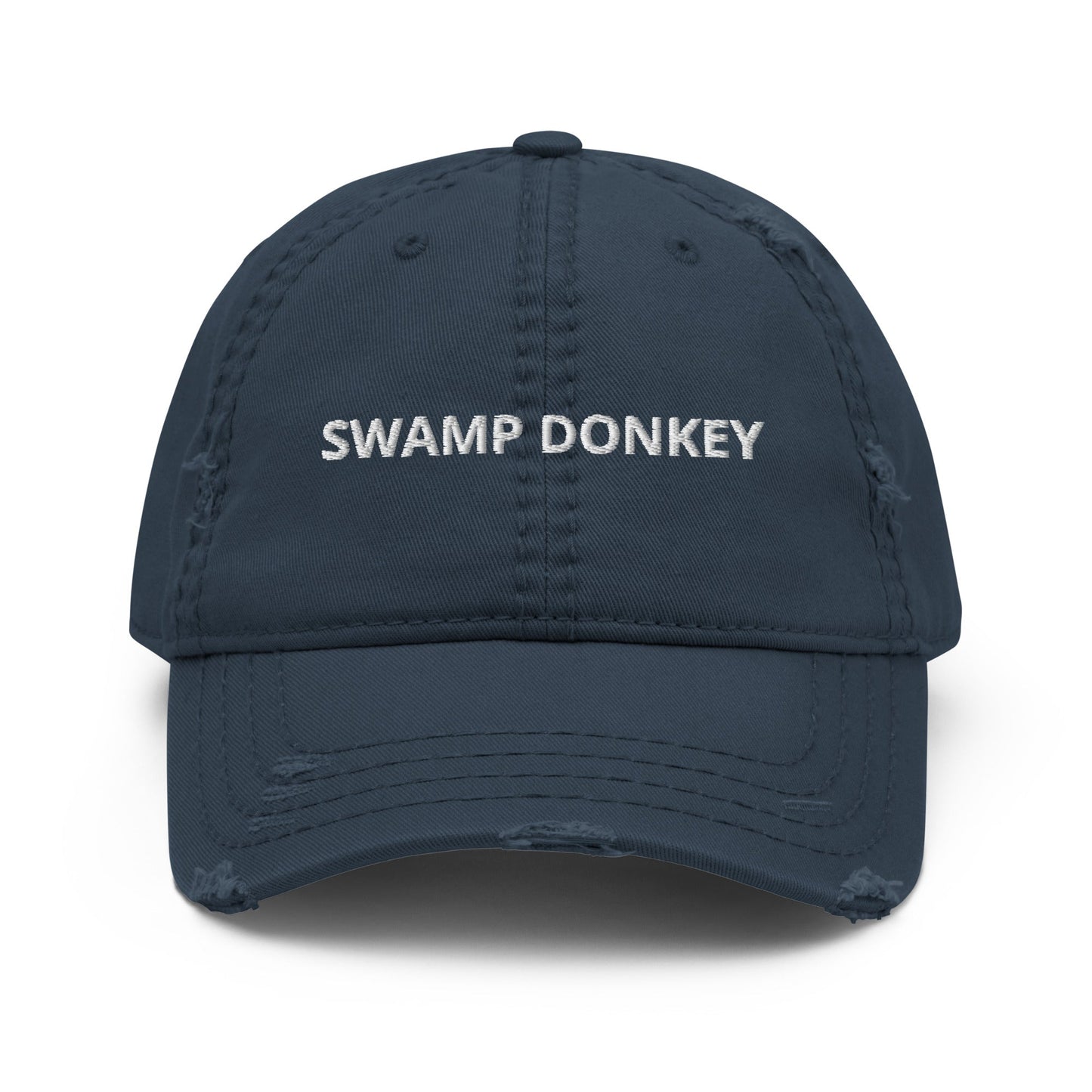 Swamp Donkey Distressed Dad Hat - ninanush